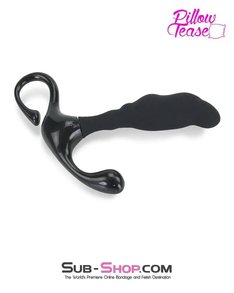 0422E      Black Silicone Prostate Massager