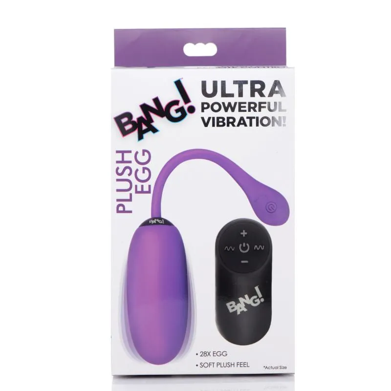 28X Plush Egg & Remote - Purple