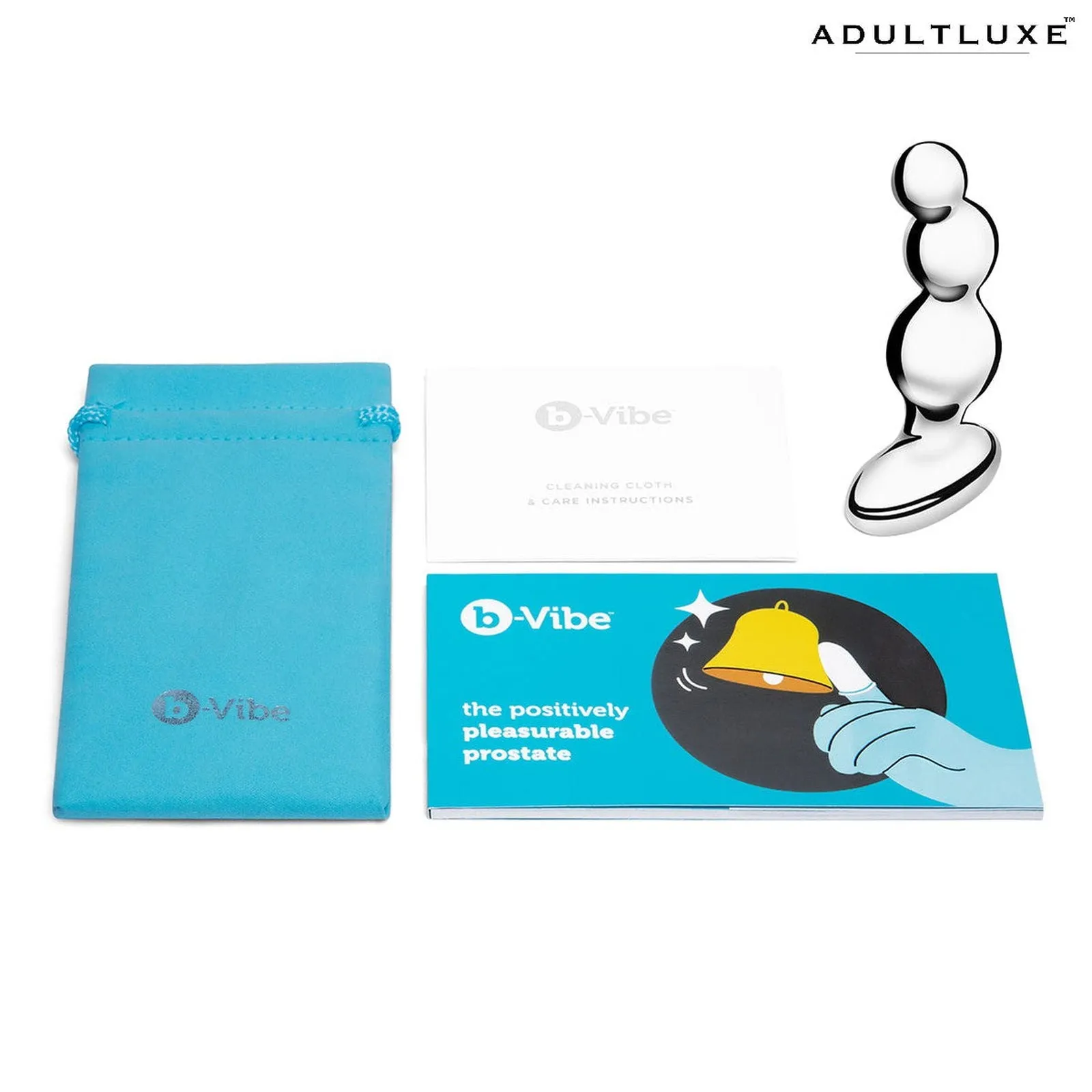 B-Vibe Stainless Steel Anal Beads
