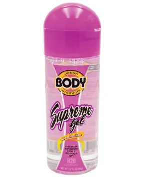 Body Action Supreme Water Based Gel - 2.3 Oz or 4.8 Oz Bottle