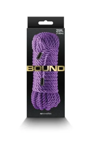 Bound Bondage Rope 25 Feet -Purple