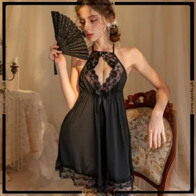 Chic Mesh Net Transparent Short Nighty