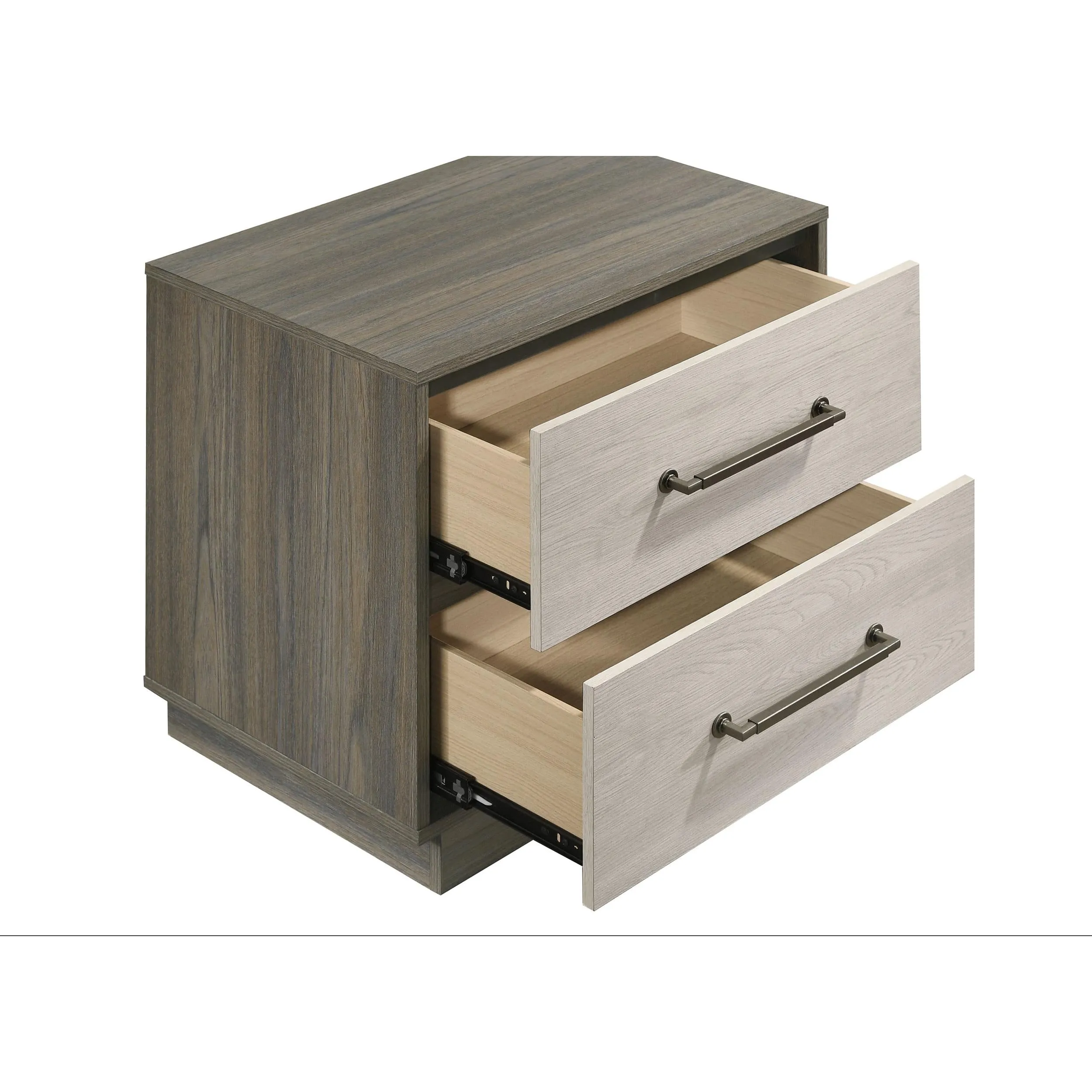 Coaster Furniture Fenwick 224982 2-drawer Nightstand Bedside Table - Grey Oak