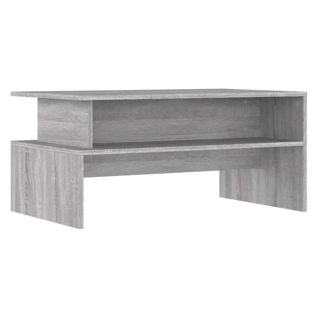 Coffee Table Accent Couch Sofa Side Table with Storage Engineered Wood