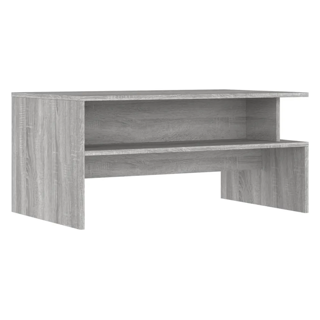 Coffee Table Accent Couch Sofa Side Table with Storage Engineered Wood
