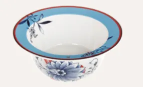 Collage Bloomy Feathers Bowl, small, Shape "No 41",