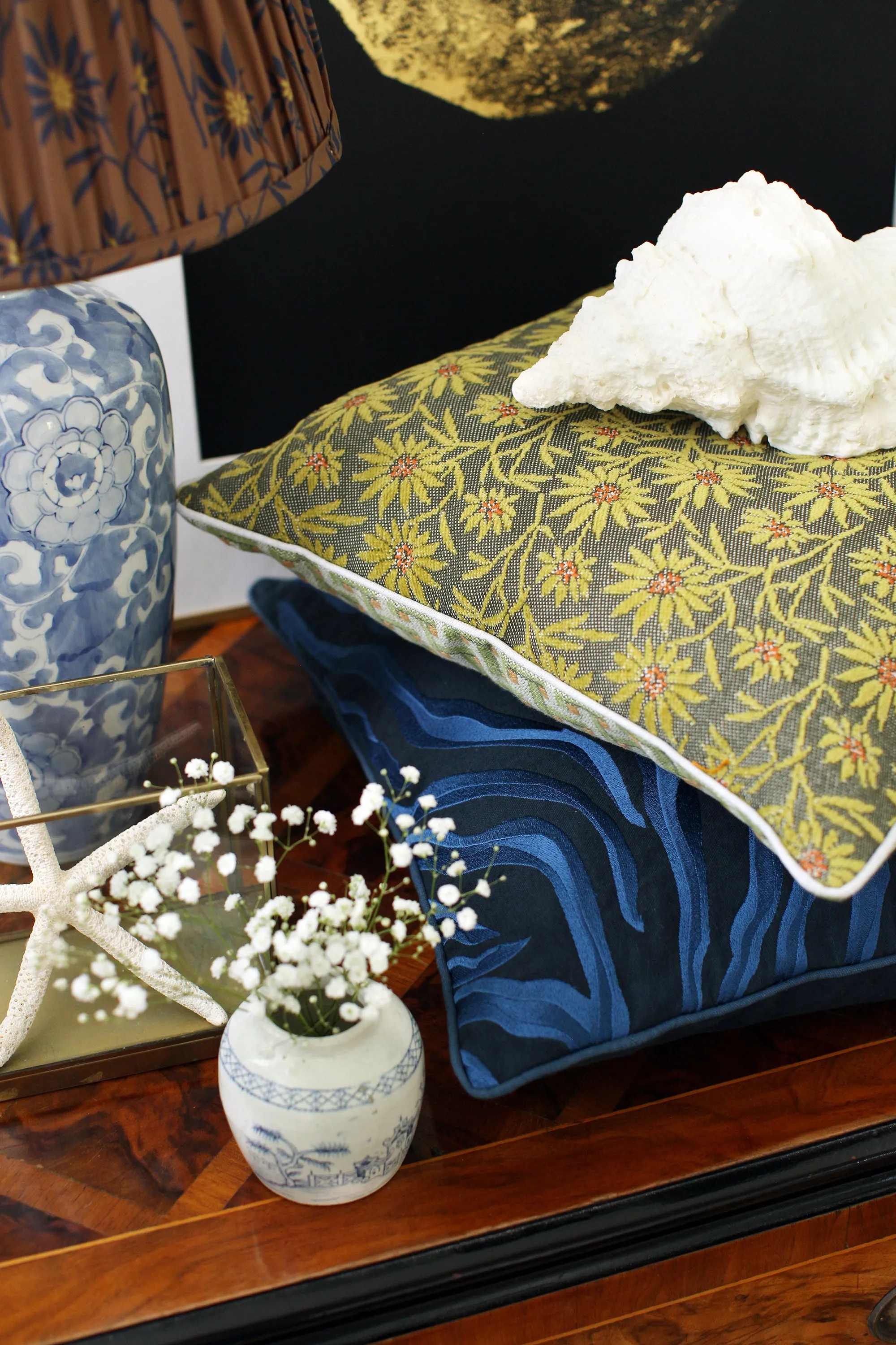 Cushion Amina Navy