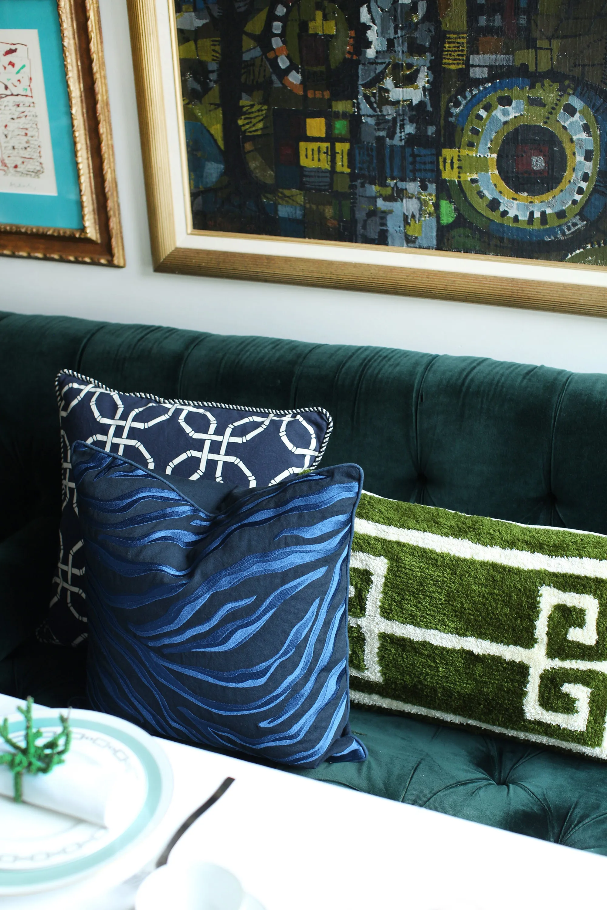 Cushion Amina Navy
