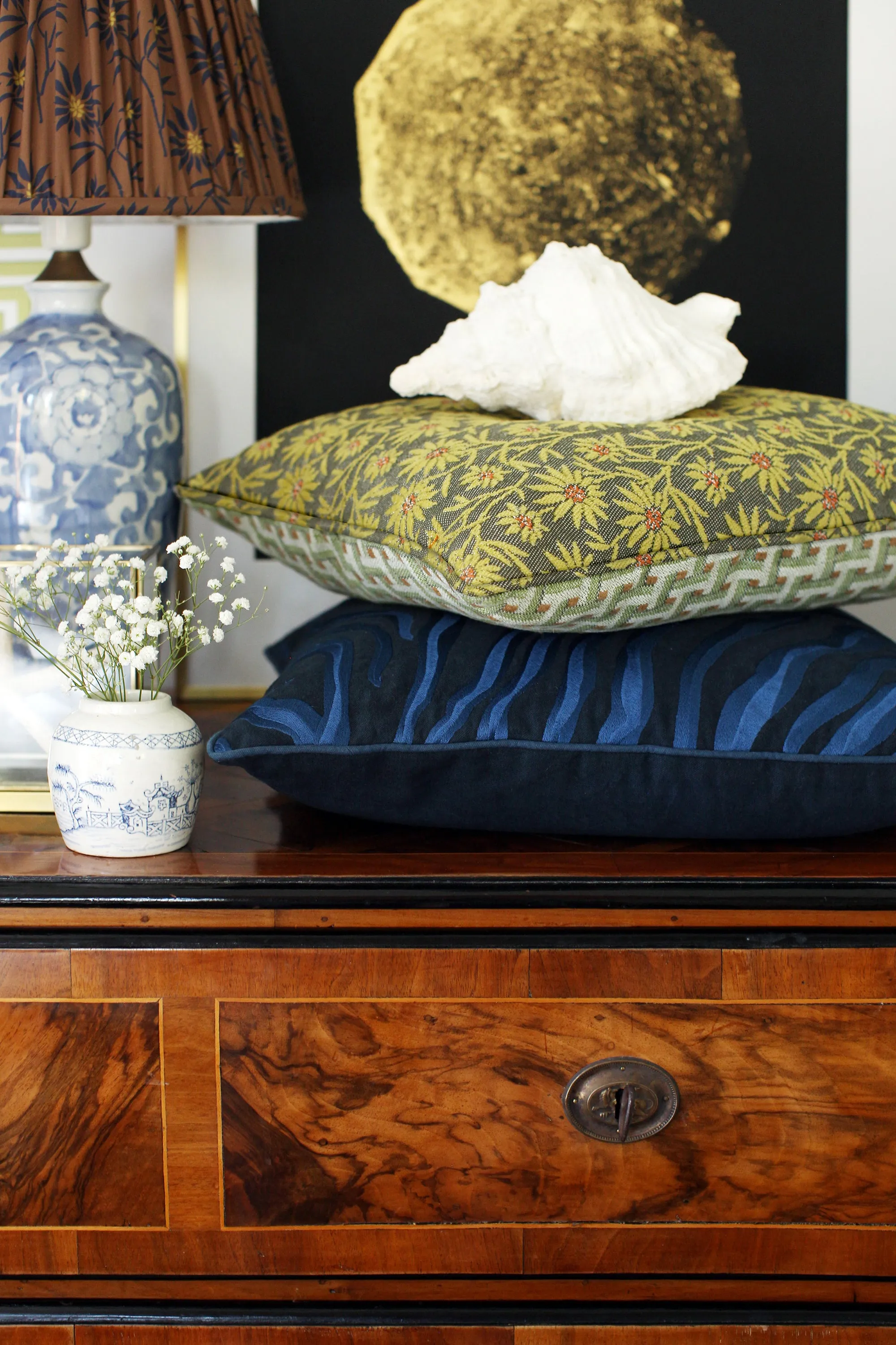 Cushion Amina Navy