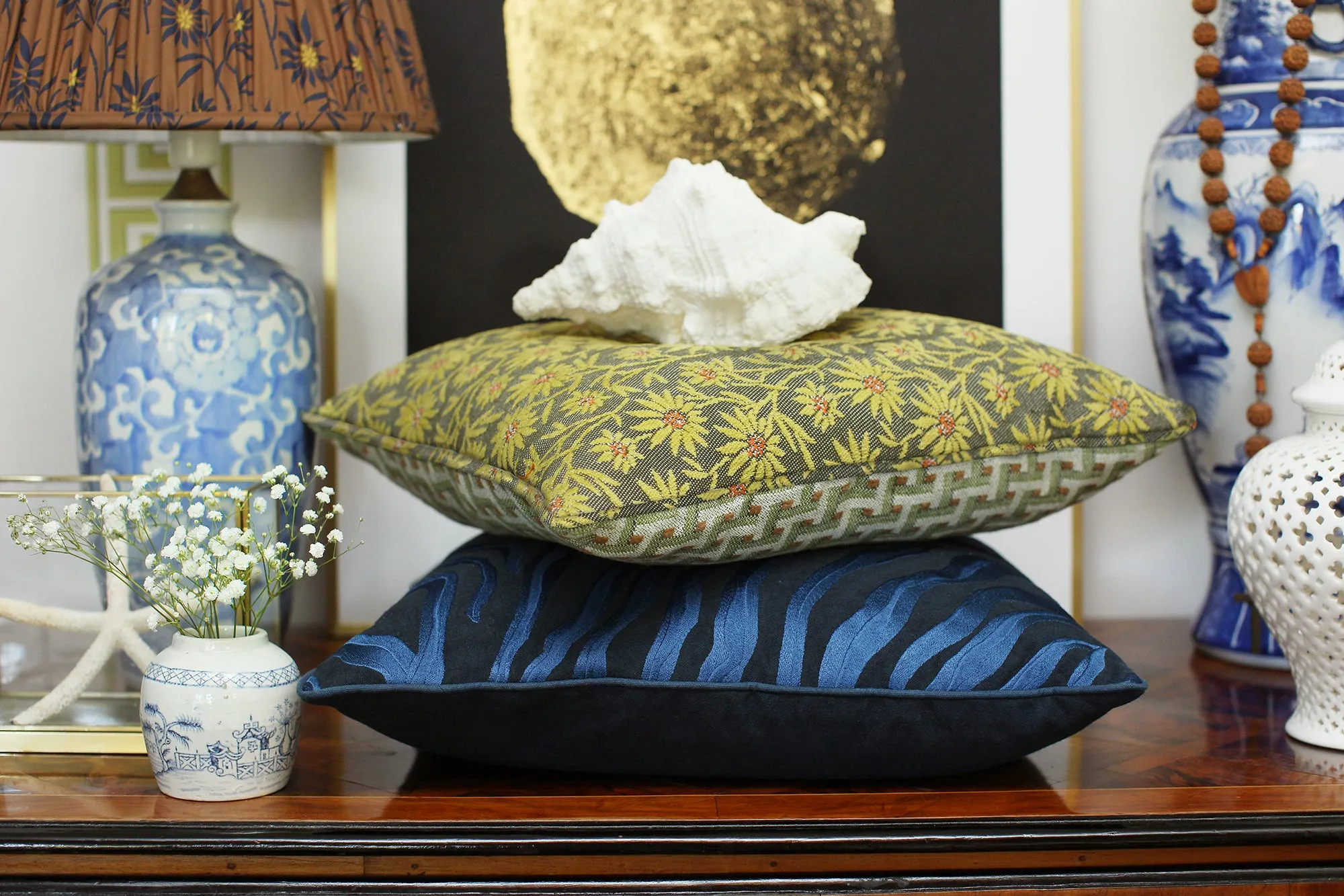 Cushion Amina Navy