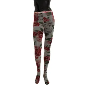 Dolce & Gabbana Floral Elegance Italian Nylon Tights