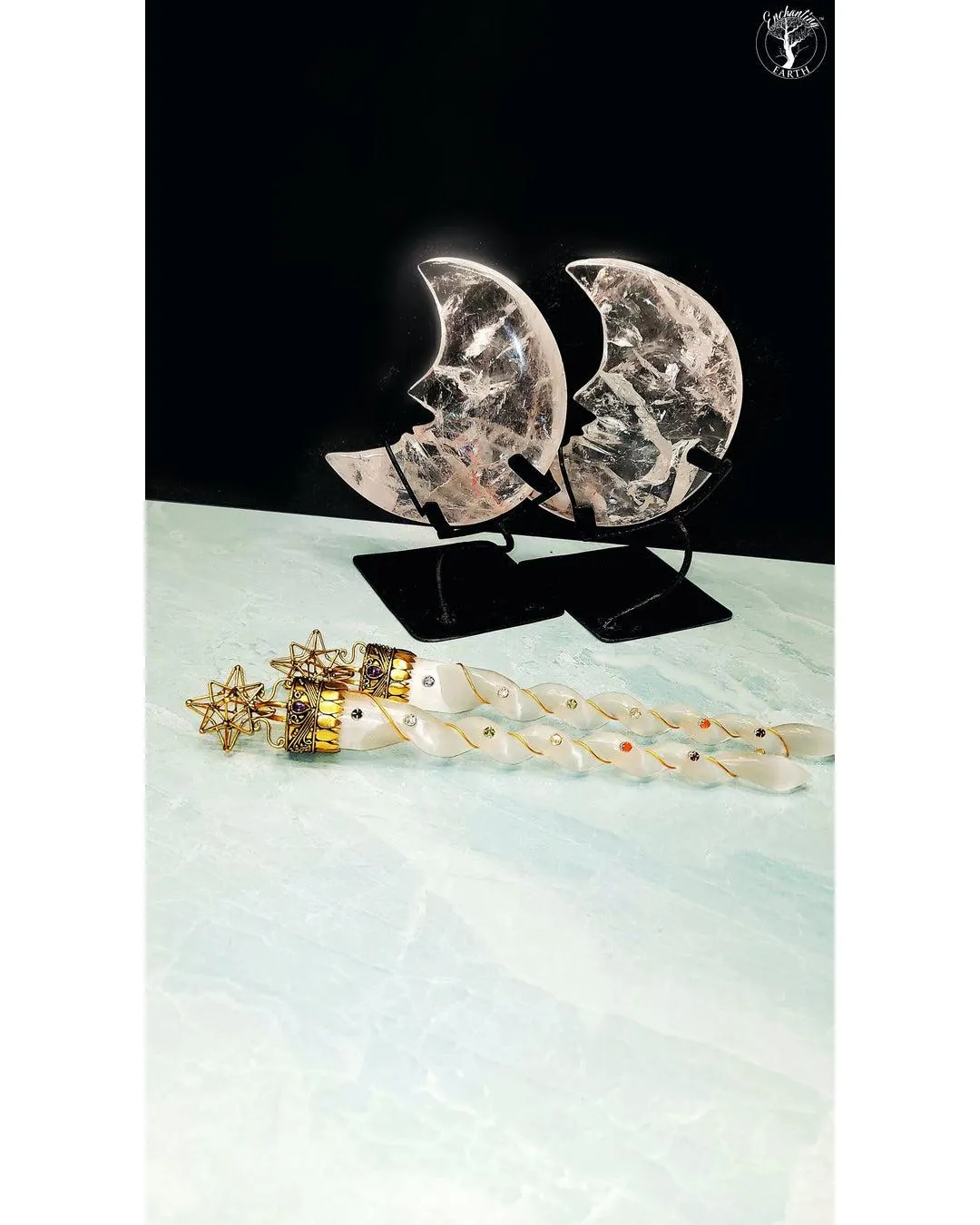 Enchantress Merkaba Satin Spar (Selenite) Wand