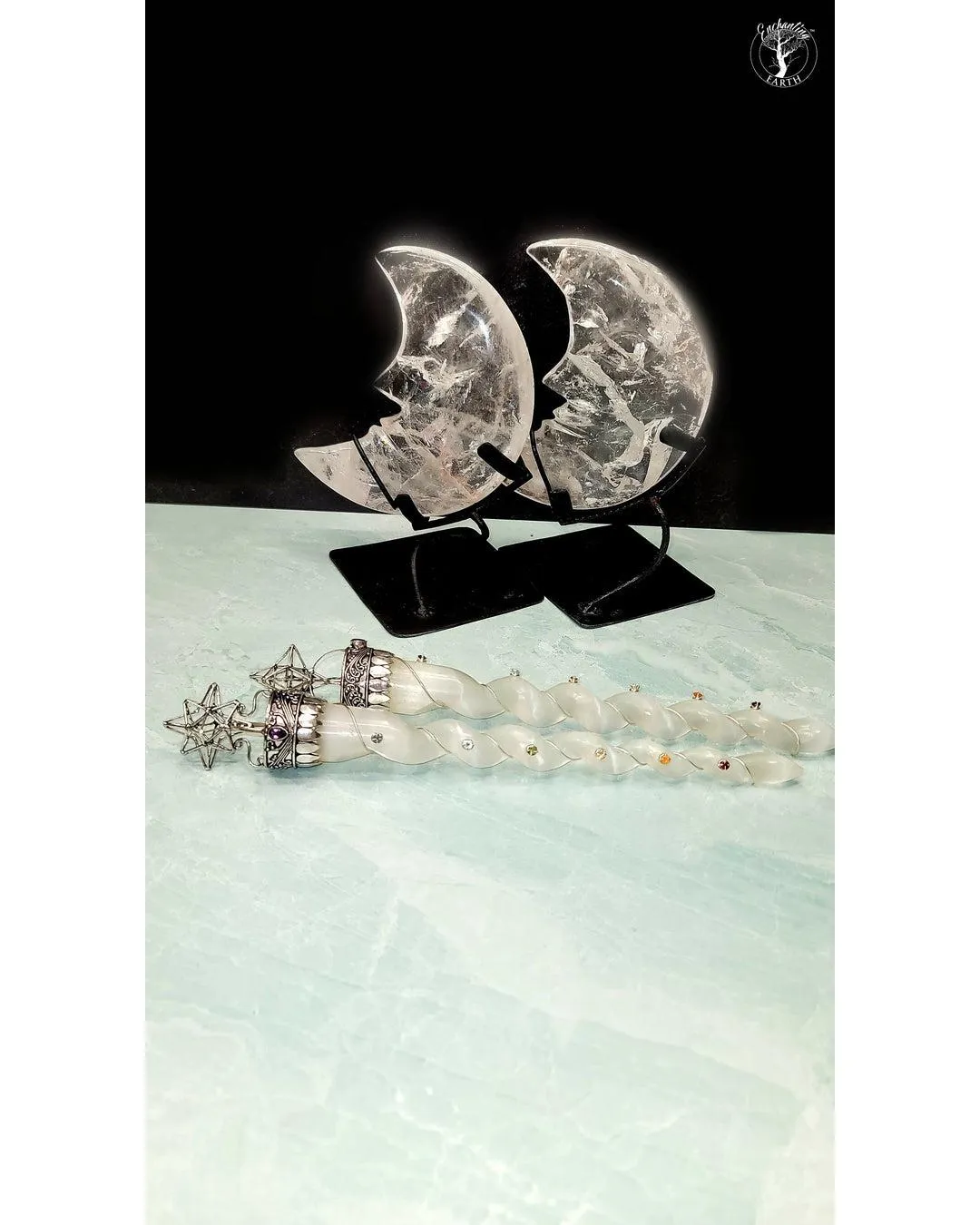 Enchantress Merkaba Satin Spar (Selenite) Wand