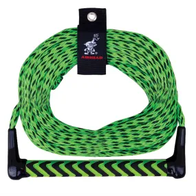 EVA Grip Handle Water Ski Tow Rope | 75 ft. - Green