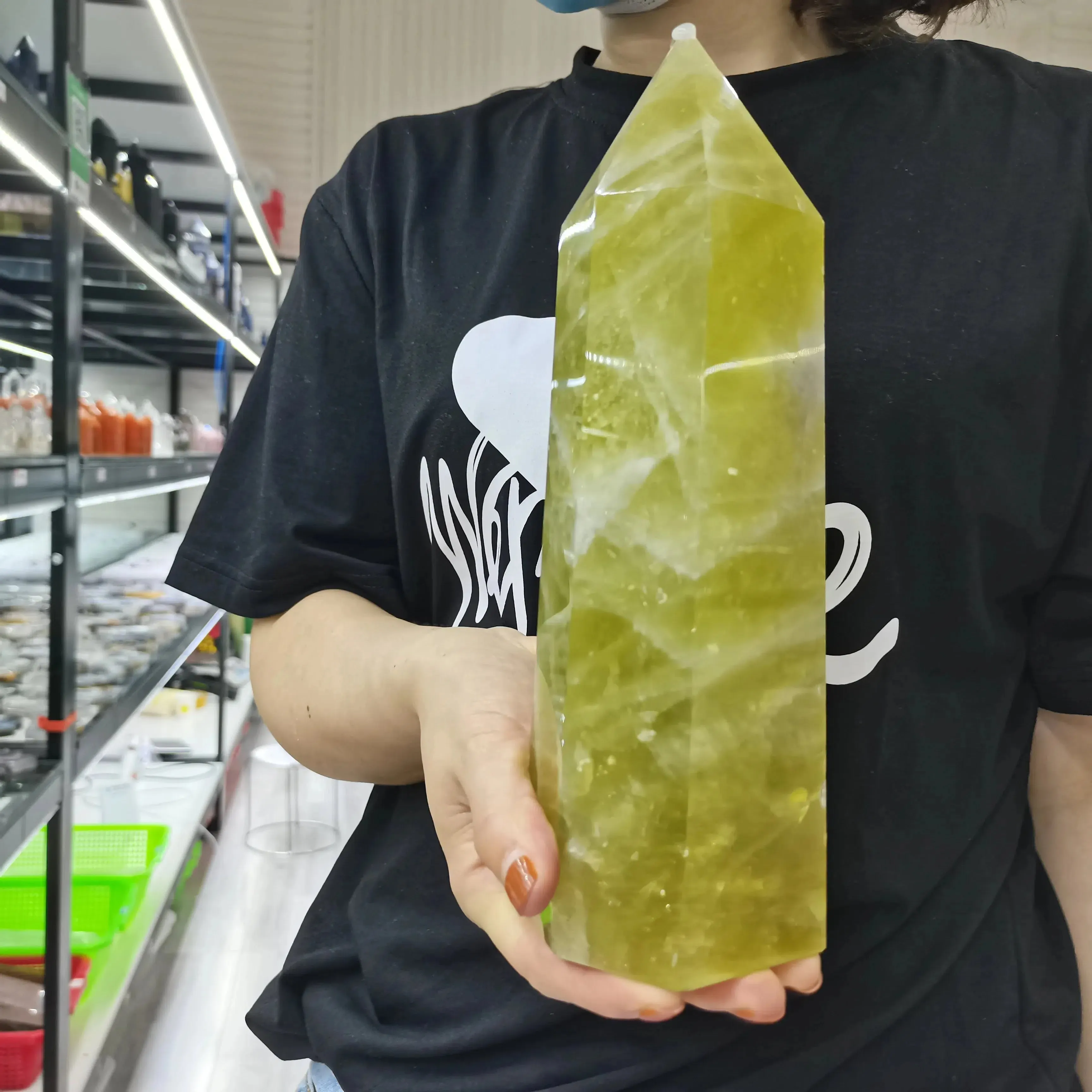Extra Large Citrine Crystal Tower