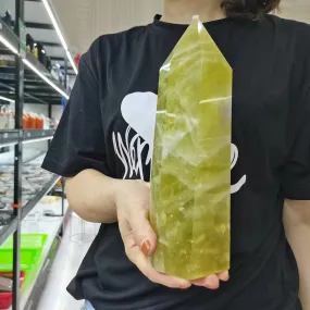 Extra Large Citrine Crystal Tower