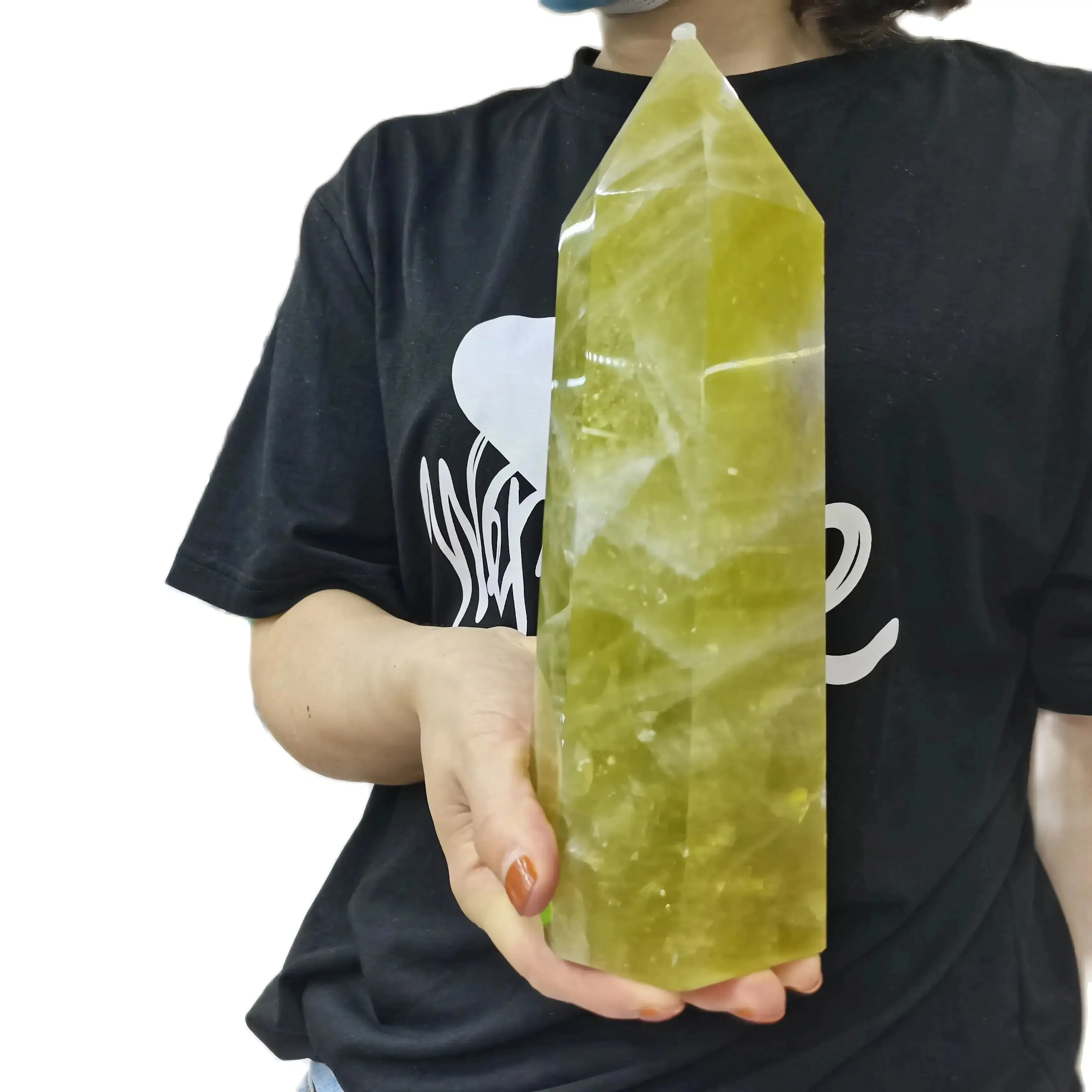 Extra Large Citrine Crystal Tower