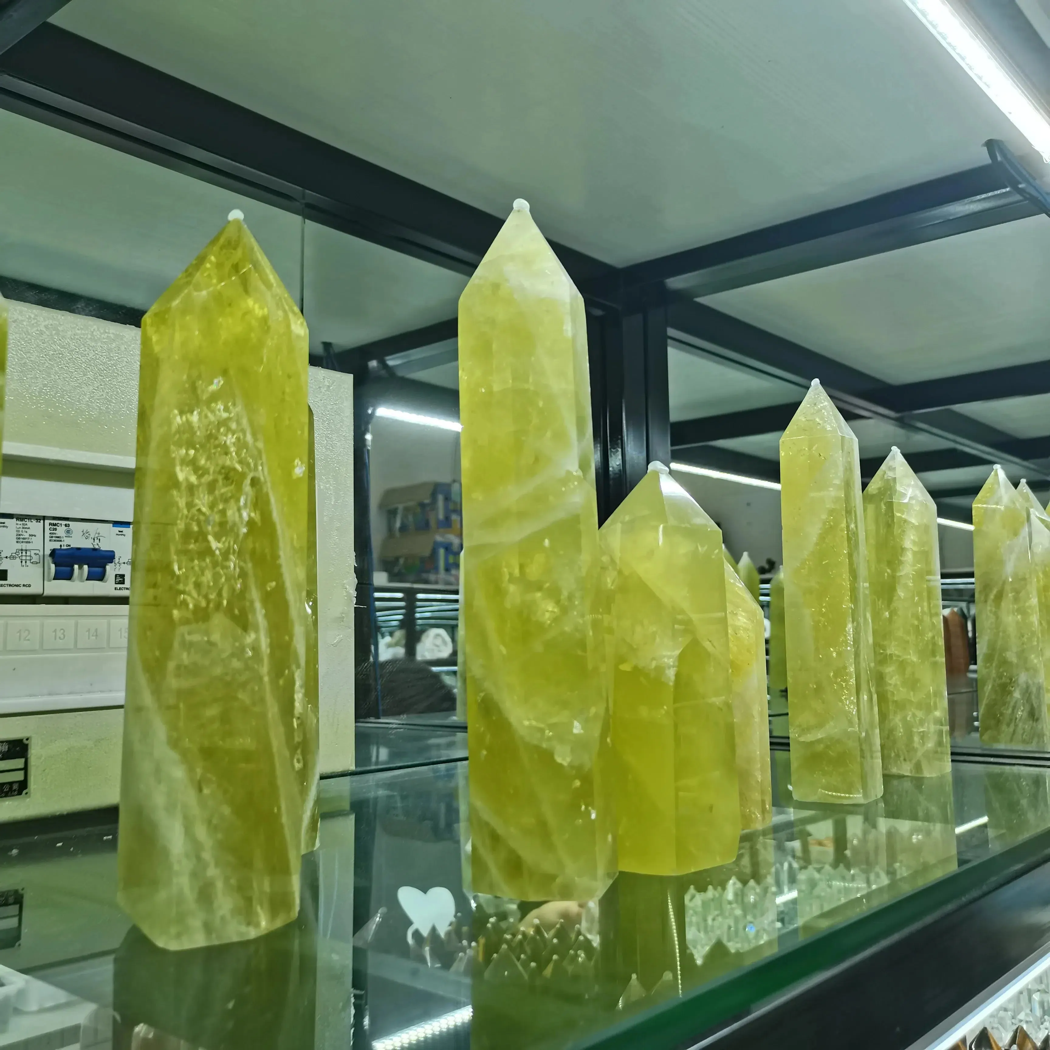 Extra Large Citrine Crystal Tower