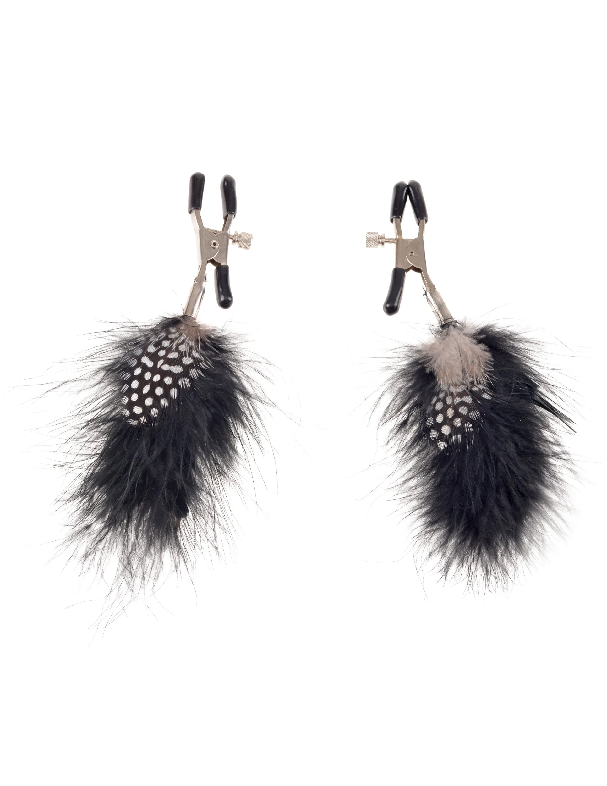 Fetish Fantasy Limited Edition Feather Nipple Clamps & Butt Plug