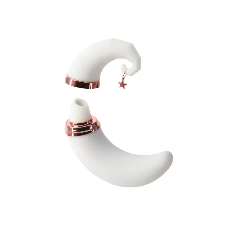 Firefly Dream: Moon Shaped Glow-in-the-Dark Air Pulsation Vibrator