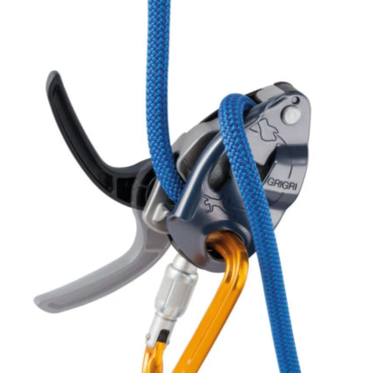 Grigri Belay Device/Descender - Red/Orange