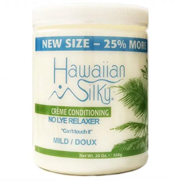 Hawaiian Silky Creme Conditioning No Lye Relaxer - Mild 20oz