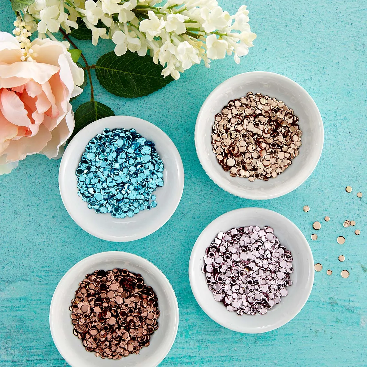 Lagoon Smooth Discs Smooth Disc Sequins Card Shoppe Essentials