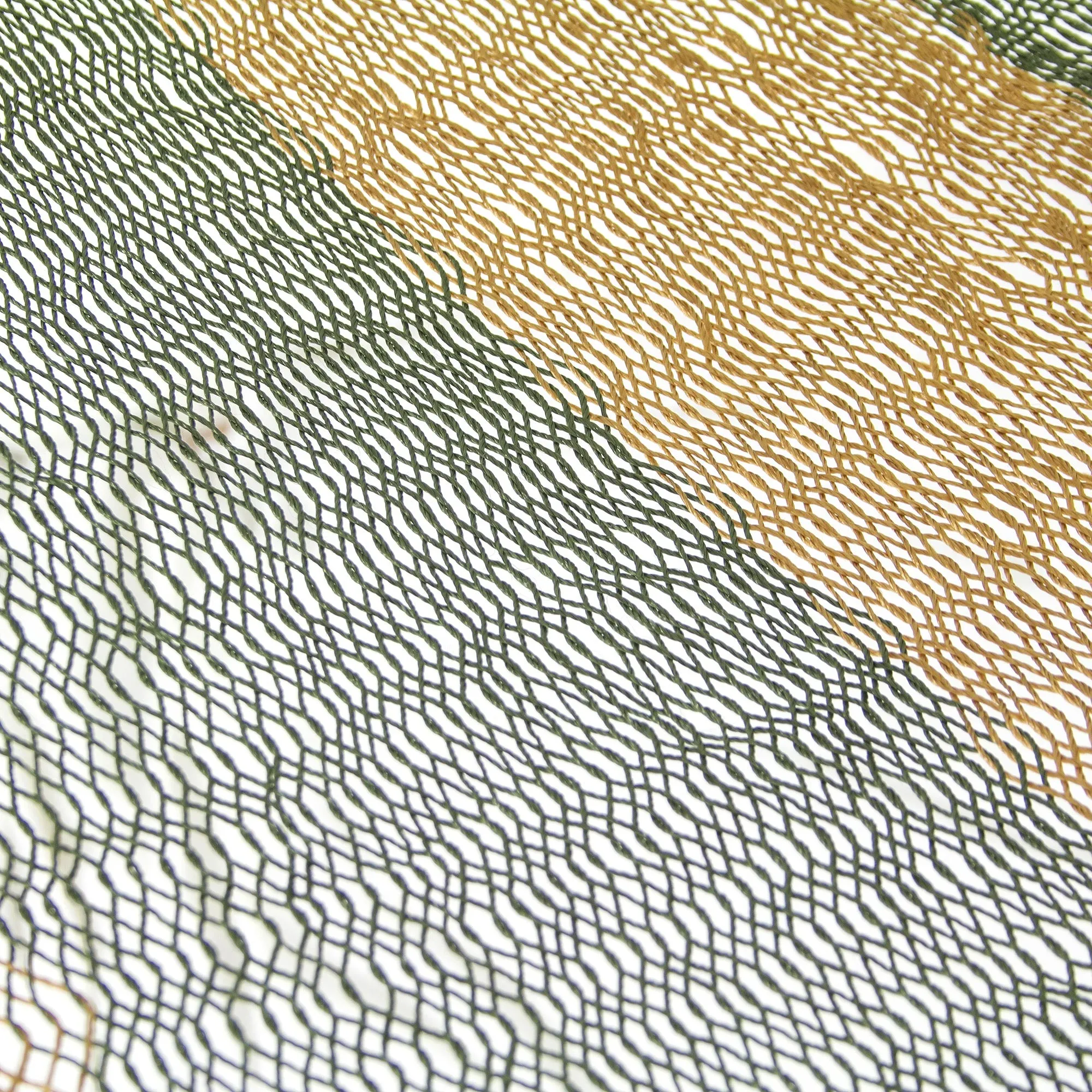 Mossy Mountain Hand Woven Single Hammock Moss Green Burnt Sienna Mexico
