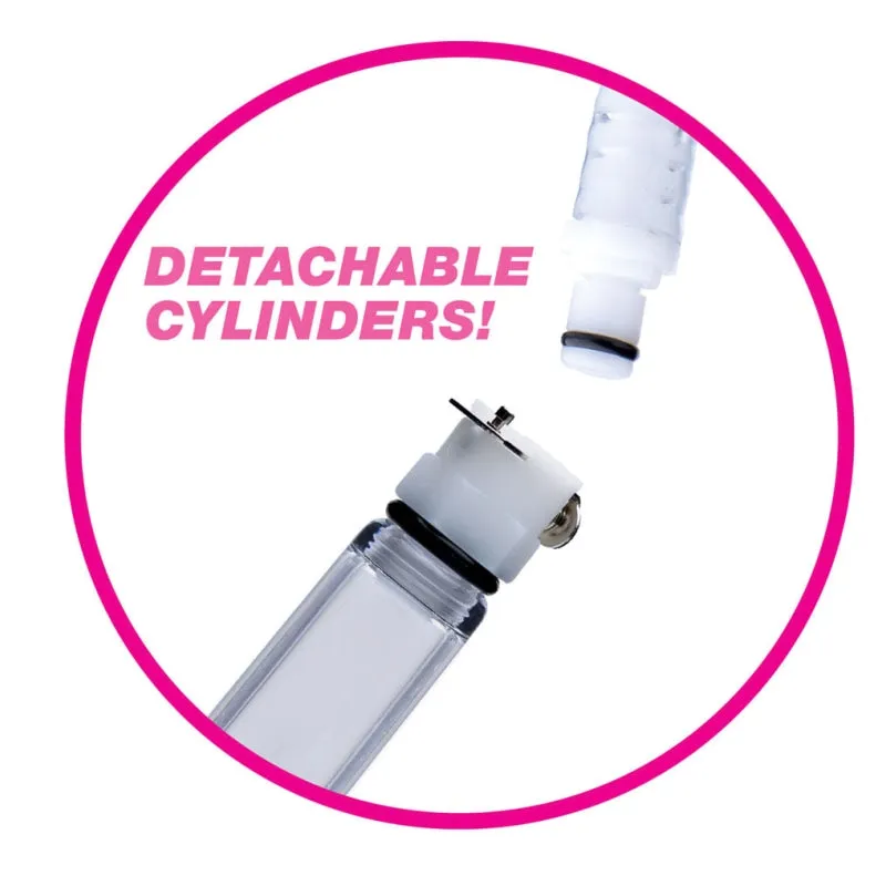 Nipple Pumping System With Detachable Cylinders