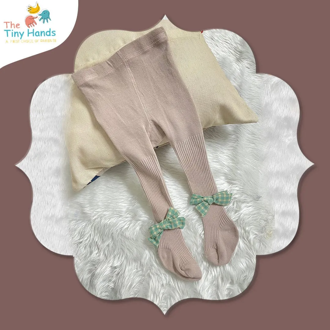 Play Party Pink and Black Cotton Stockings (0-1) Years