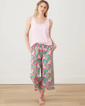 Playful Parrot Cropped Pant
