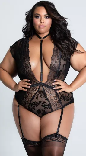 Plus Size Get Low Tempting Teddy