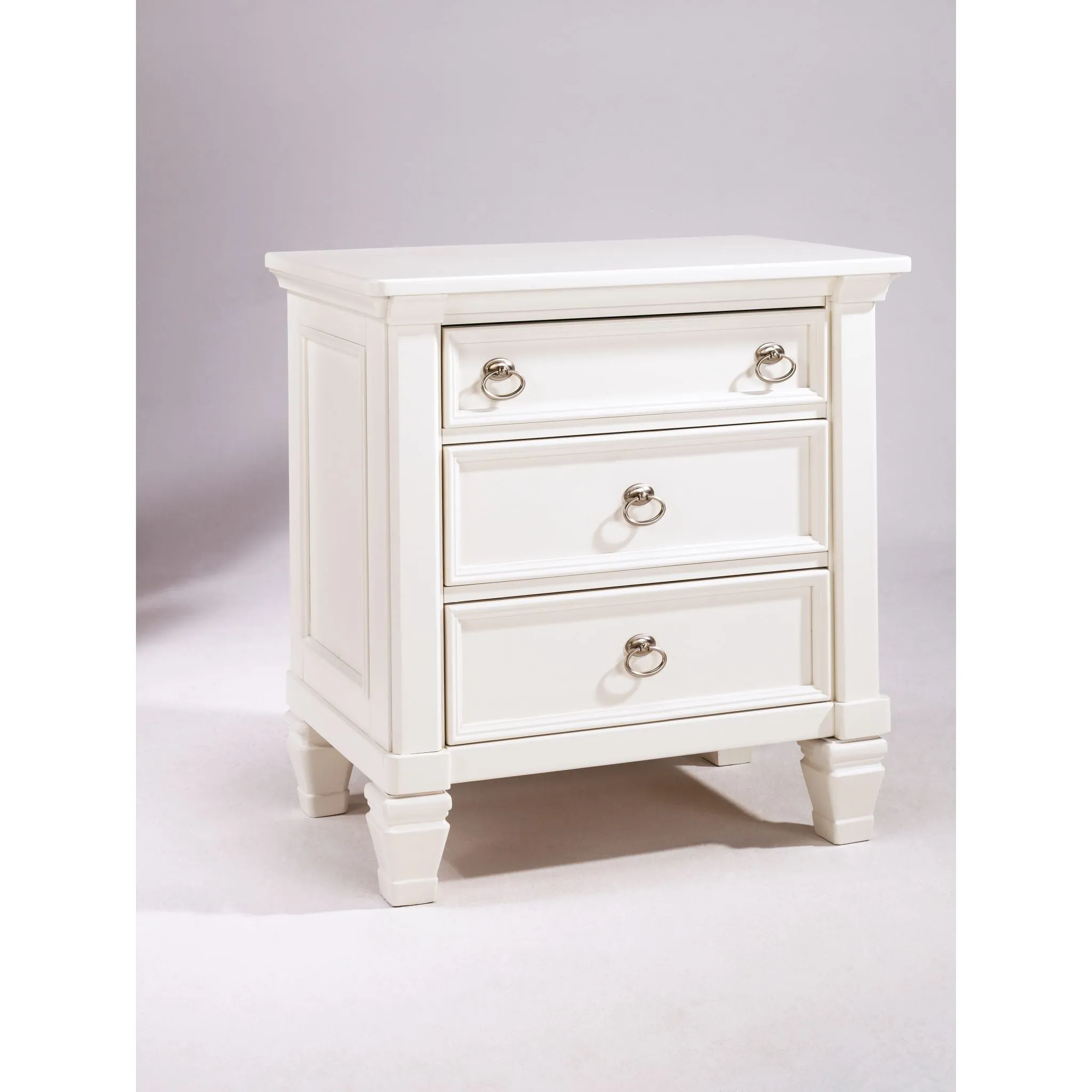 Prentice Three Drawer Nightstand