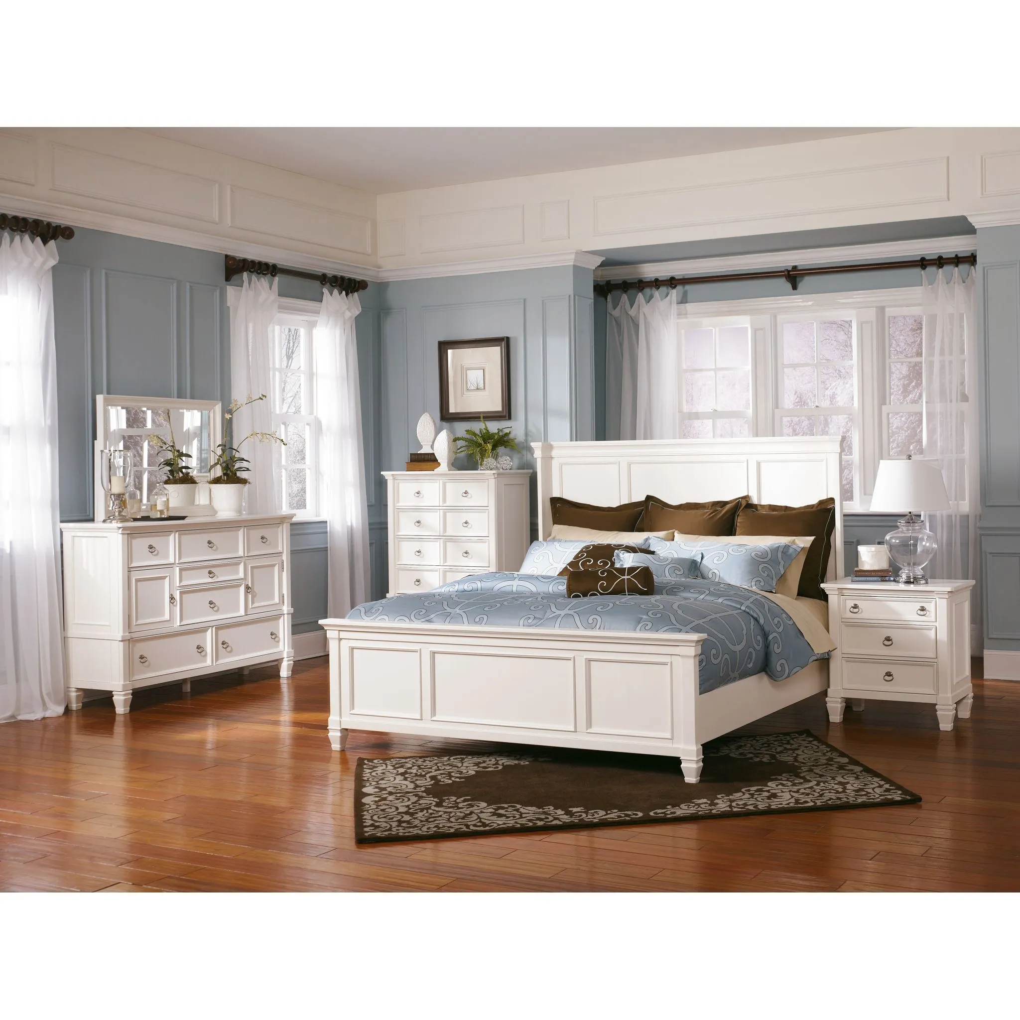 Prentice Three Drawer Nightstand