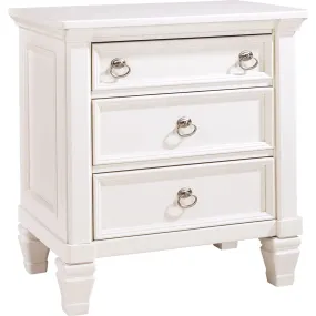 Prentice Three Drawer Nightstand