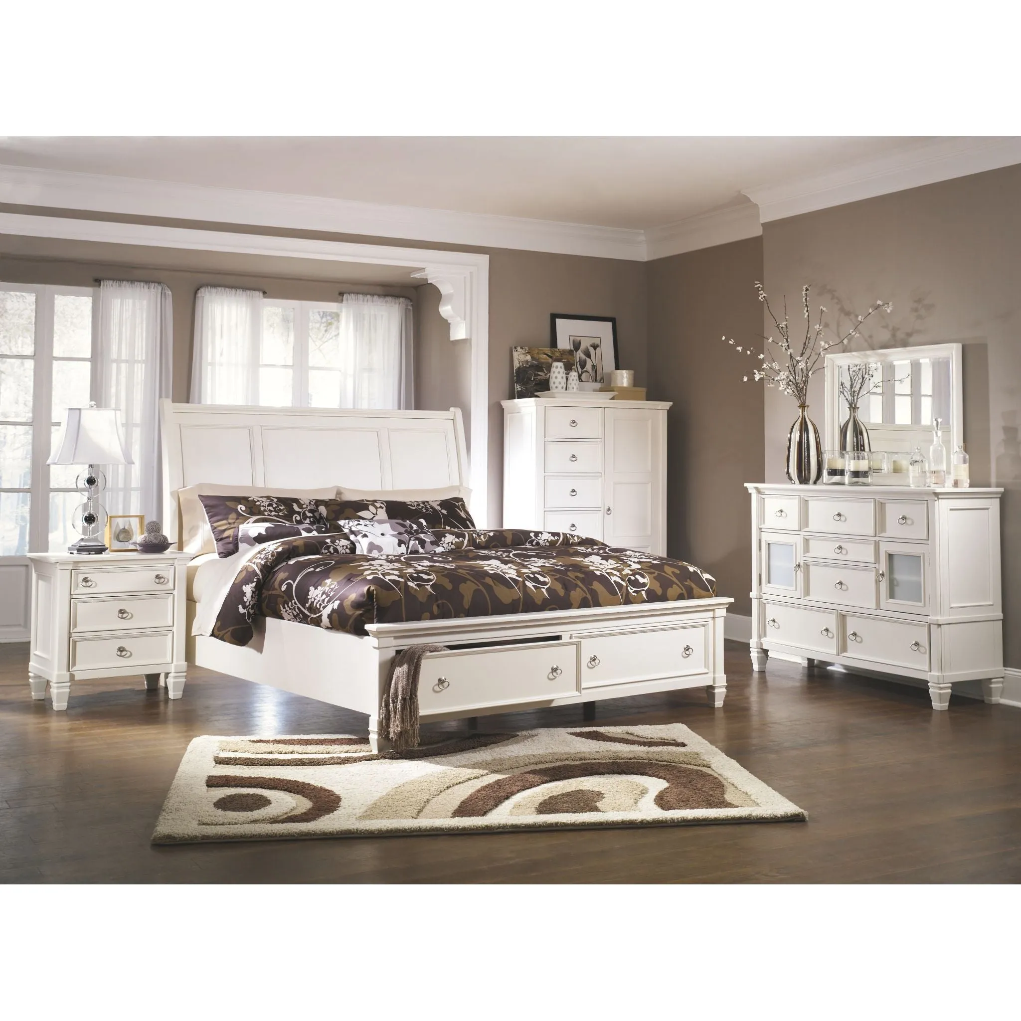 Prentice Three Drawer Nightstand