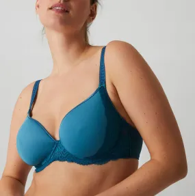 PROMESSE 3D Plunge Bra in Baltic Blue