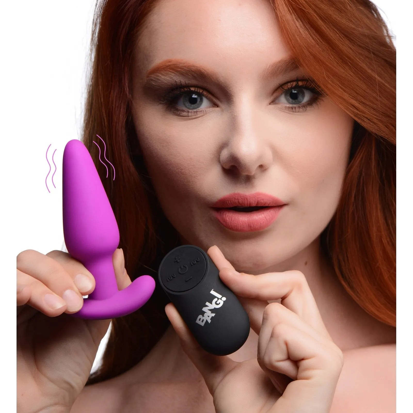 Remote Control 21x Vibrating Silicone Butt Plug