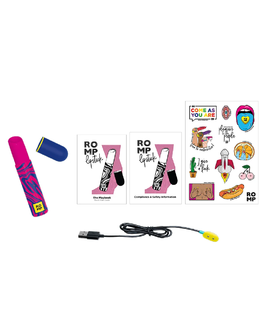 Romp Lipstick Pleasure Air Clitoris Stimulator Vibrator