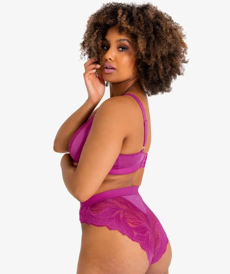 Scantilly Indulgence Wire-free Bralette - Orchid/Latte