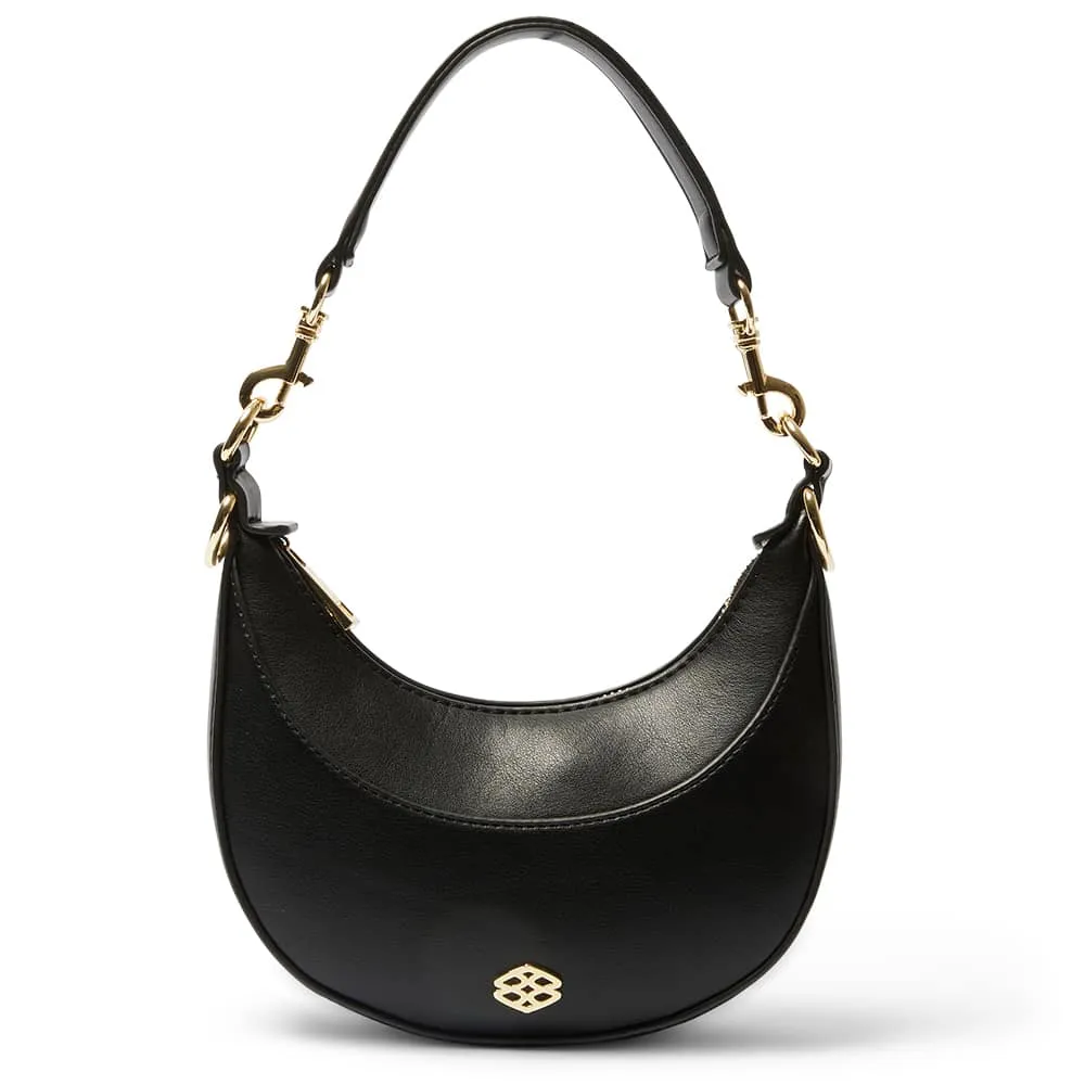 Sherry Handbag in Black Smooth