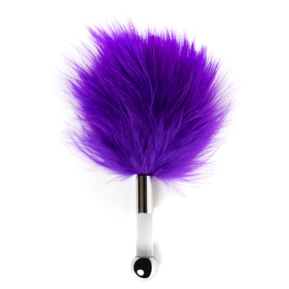 Short Handle Feather Tickler