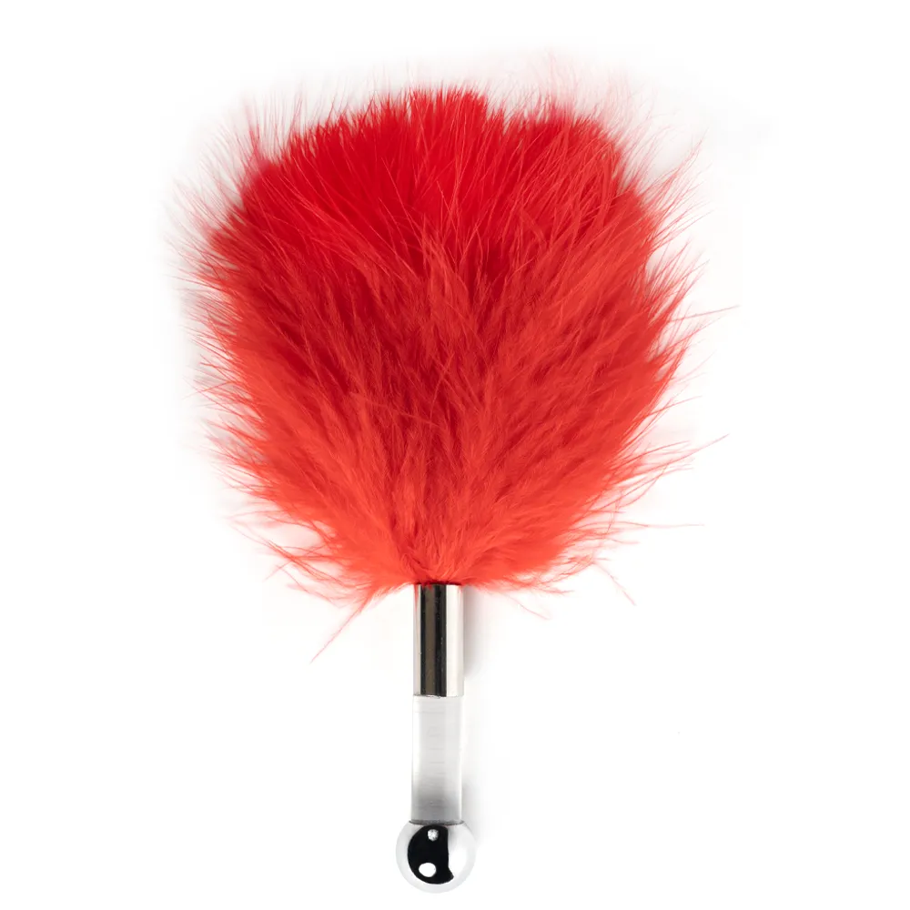 Short Handle Feather Tickler