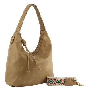 Smooth Hobo Bag w/ Guitar Strap