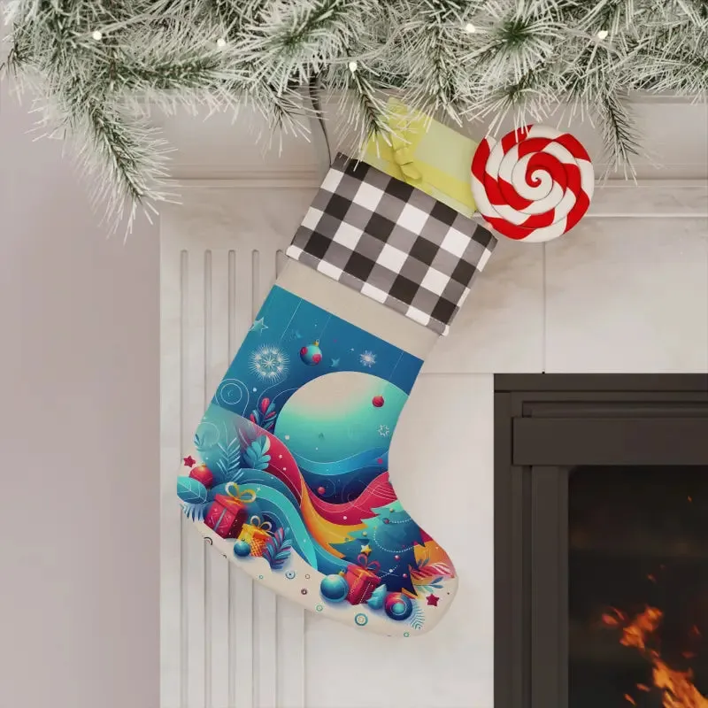 Stylish Christmas Stockings Bring Elegance