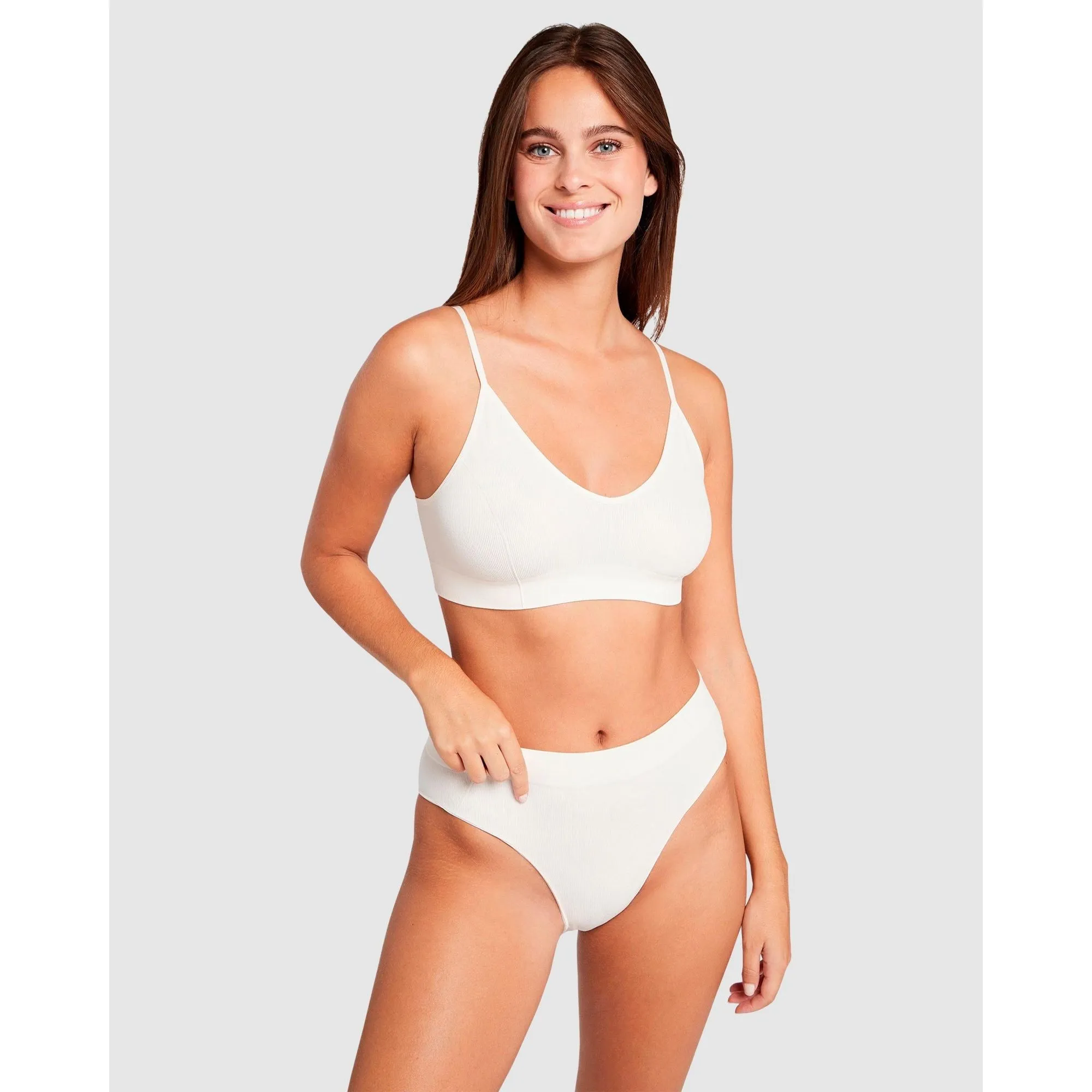 Évasion Sustainable Unpadded Ribbed Wirefree Bralette