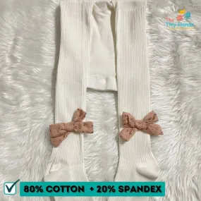 White Comfort Cotton Stockings (4-5) Years