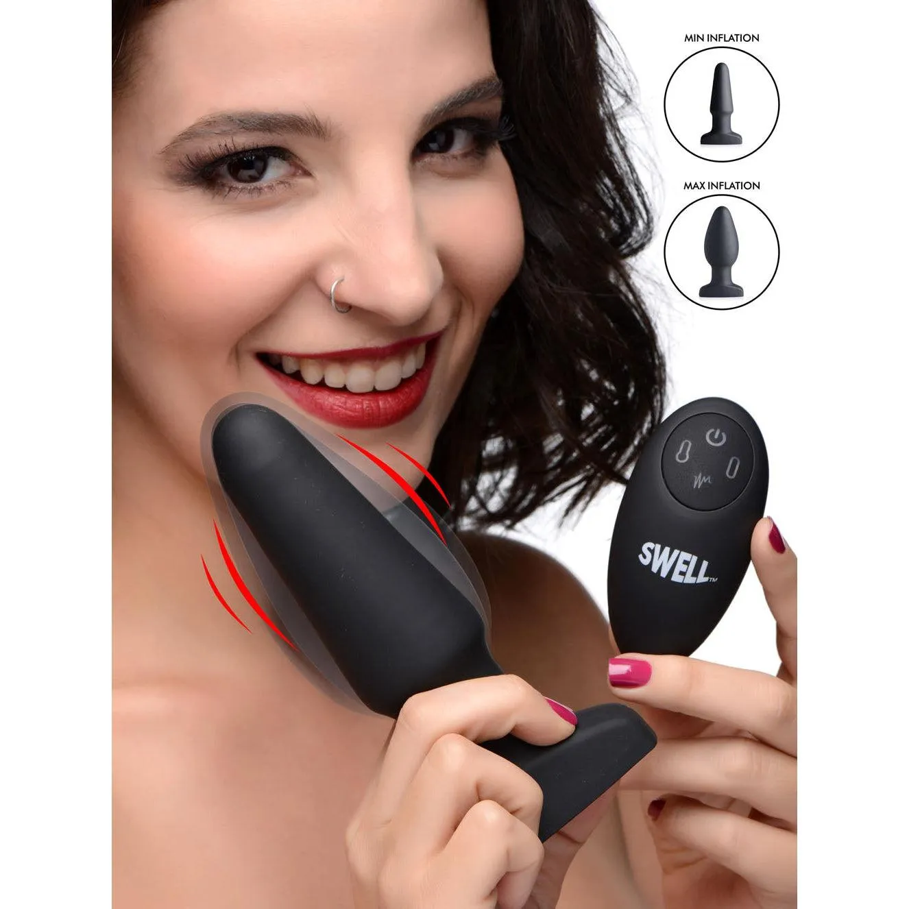 World's 1st Remote Control Inflatable 10x Anal Plug